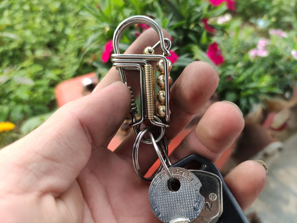The Executive Wire | Luxury Handcrafted Steel Keyring