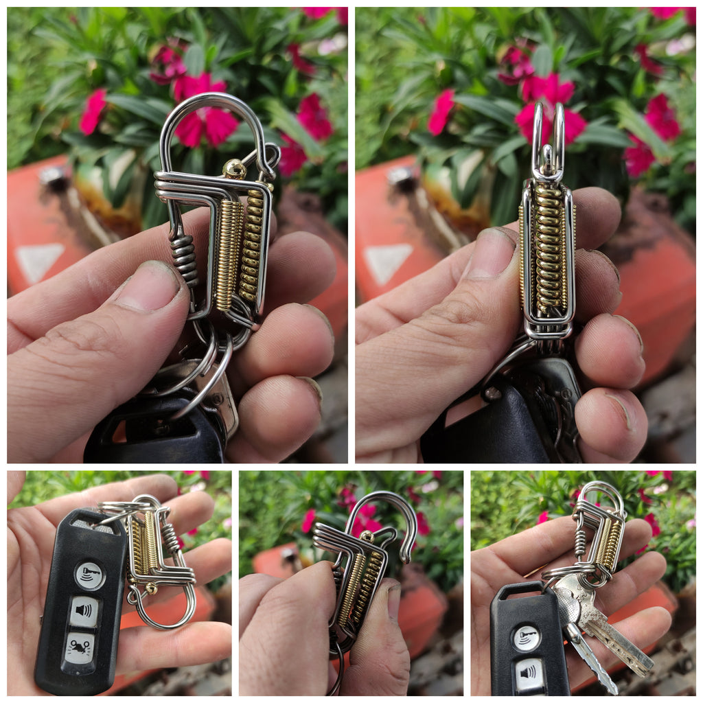 Artisan Steel Loop | Custom Handcrafted EDC Keyring