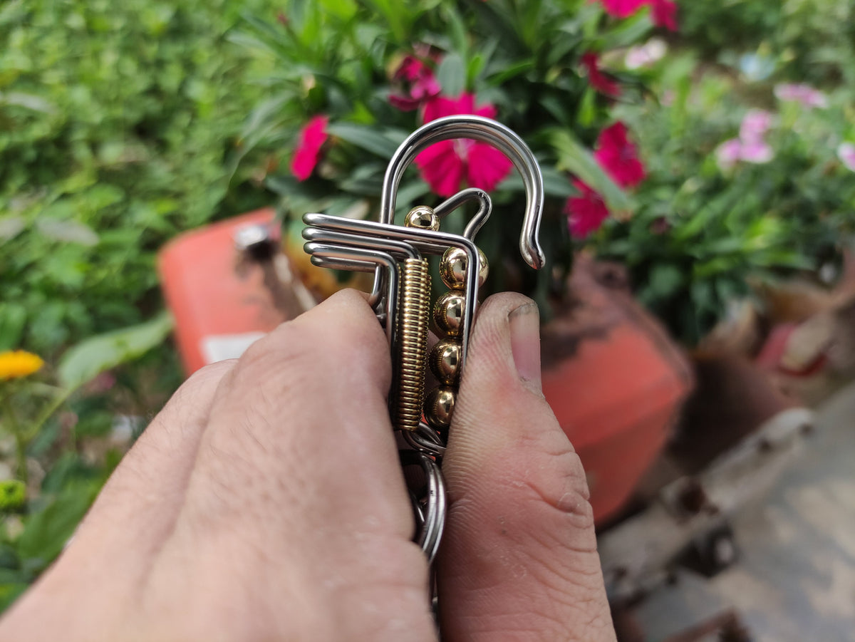 The Executive Wire | Luxury Handcrafted Steel Keyring