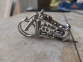 Custom Wire Chopper | Handcrafted Biker Keyring
