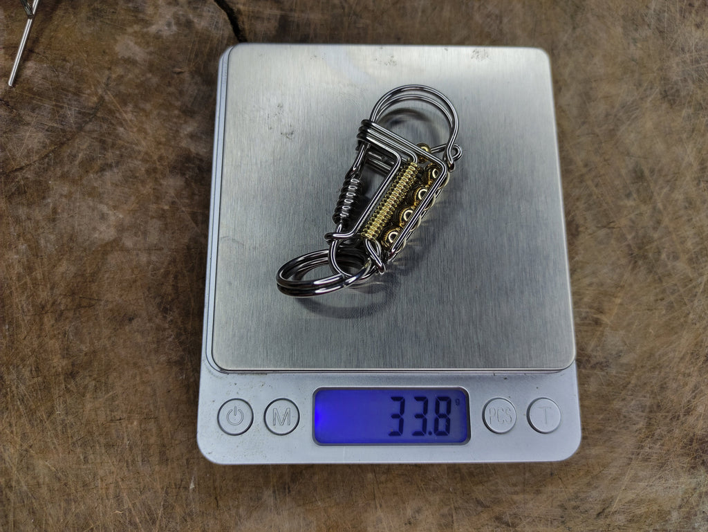 The Executive Wire | Luxury Handcrafted Steel Keyring