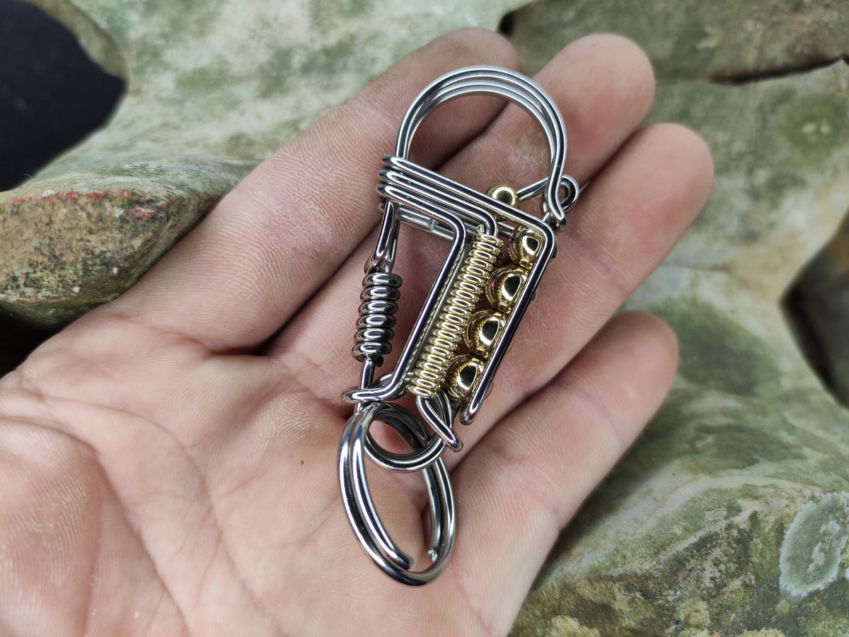 The Executive Wire | Luxury Handcrafted Steel Keyring