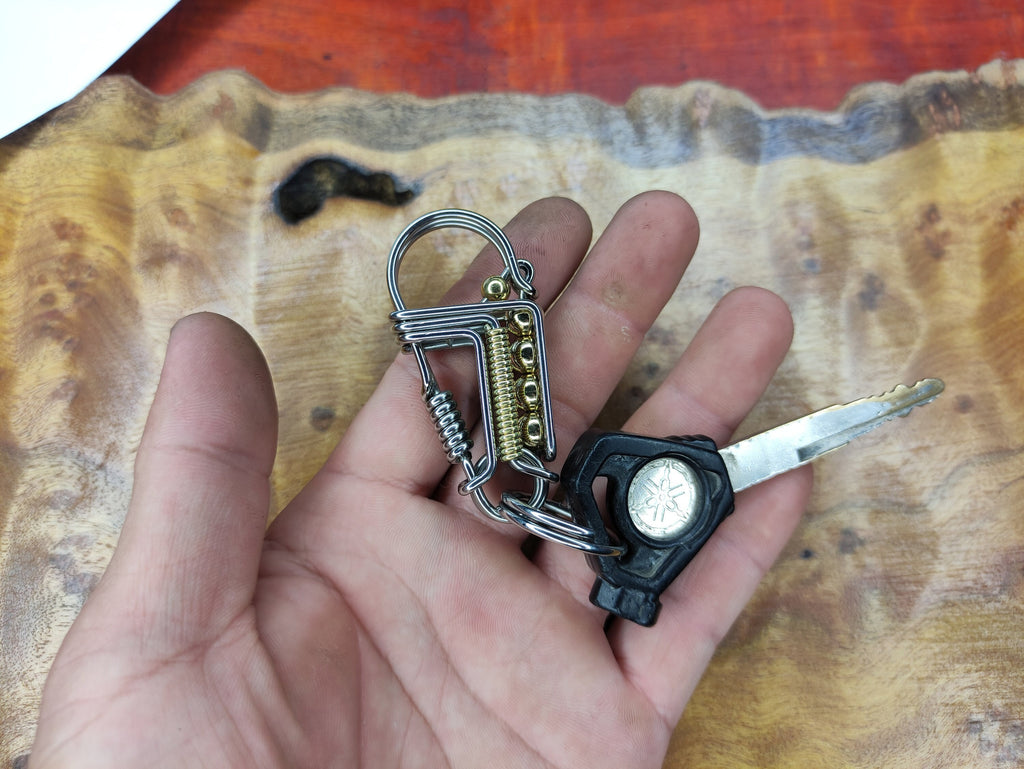 The Executive Wire | Luxury Handcrafted Steel Keyring
