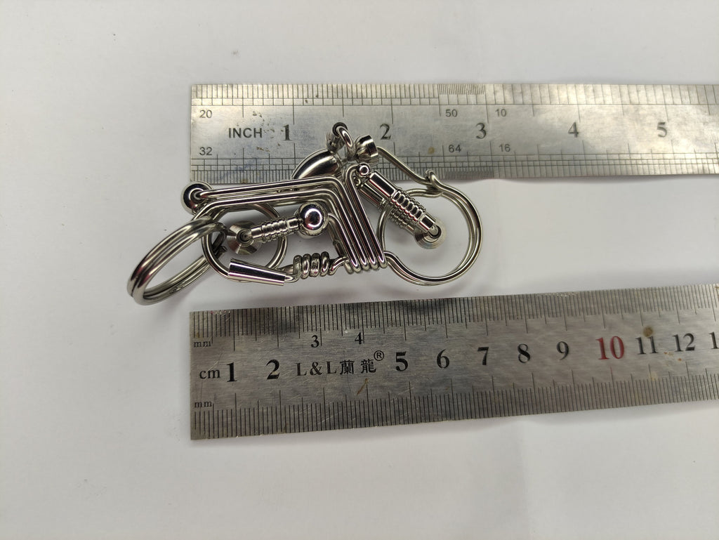 Vintage Wire Art | Handcrafted Motorcycle Keyring