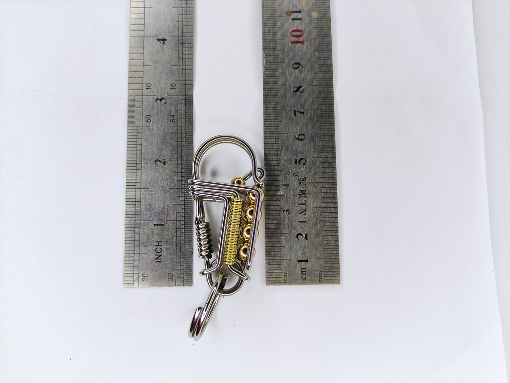 The Executive Wire | Luxury Handcrafted Steel Keyring