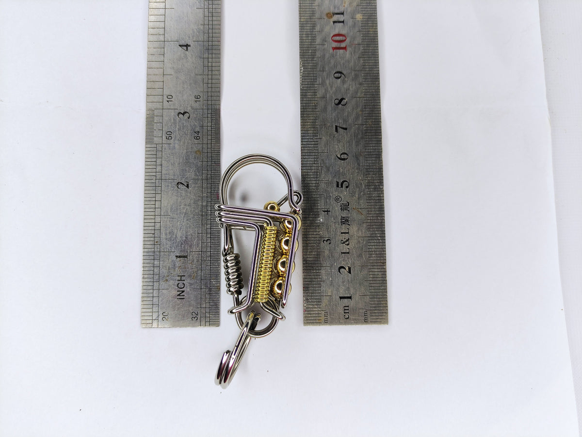 The Executive Wire | Luxury Handcrafted Steel Keyring