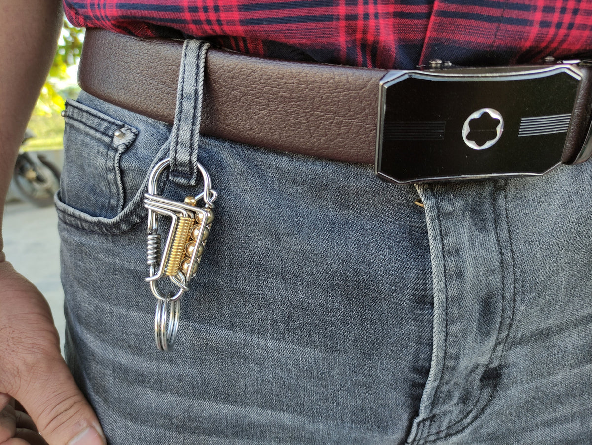 The Executive Wire | Luxury Handcrafted Steel Keyring