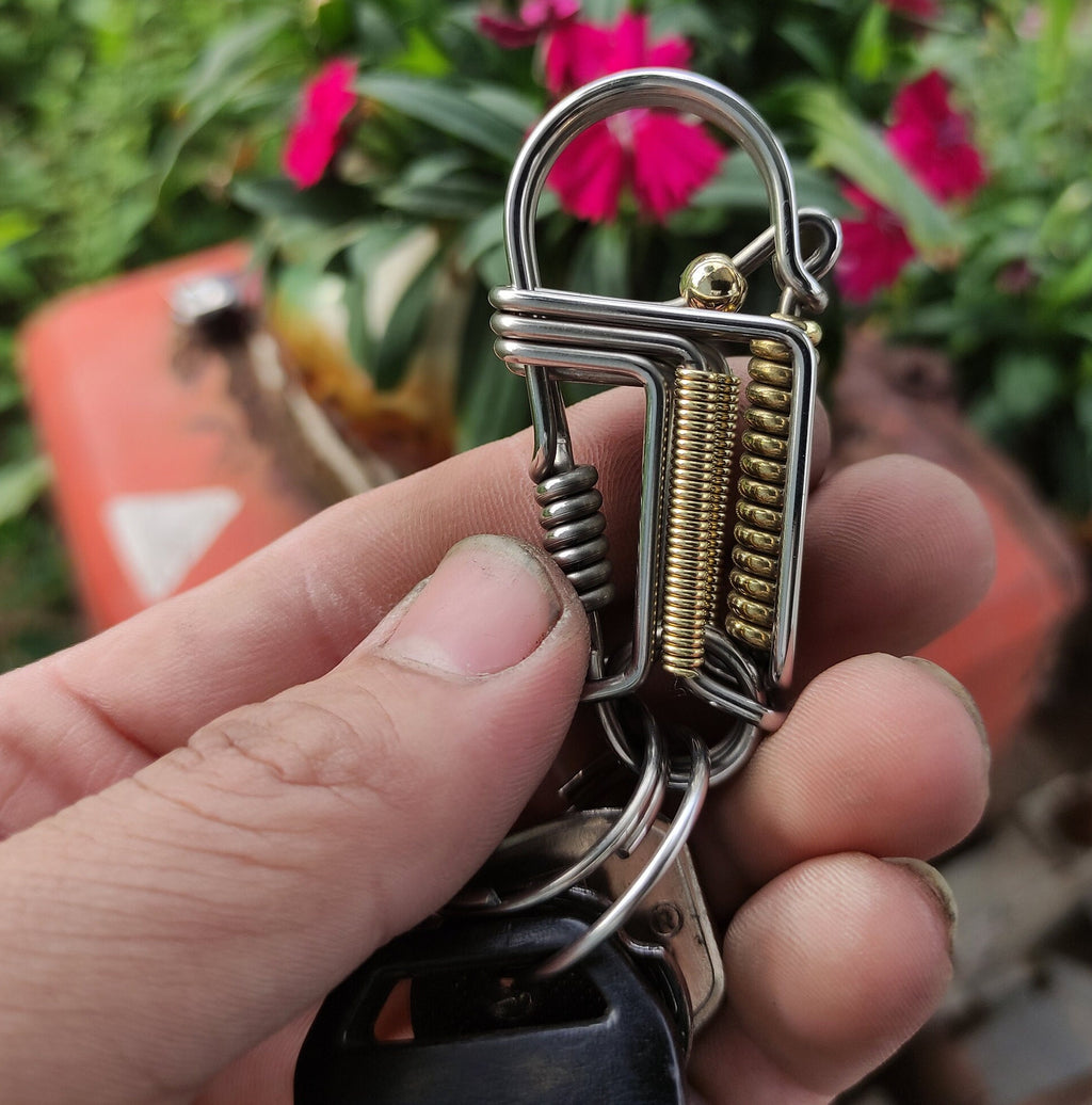 Artisan Steel Loop | Custom Handcrafted EDC Keyring