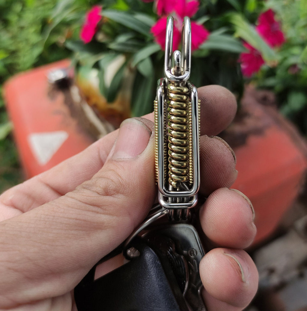Artisan Steel Loop | Custom Handcrafted EDC Keyring