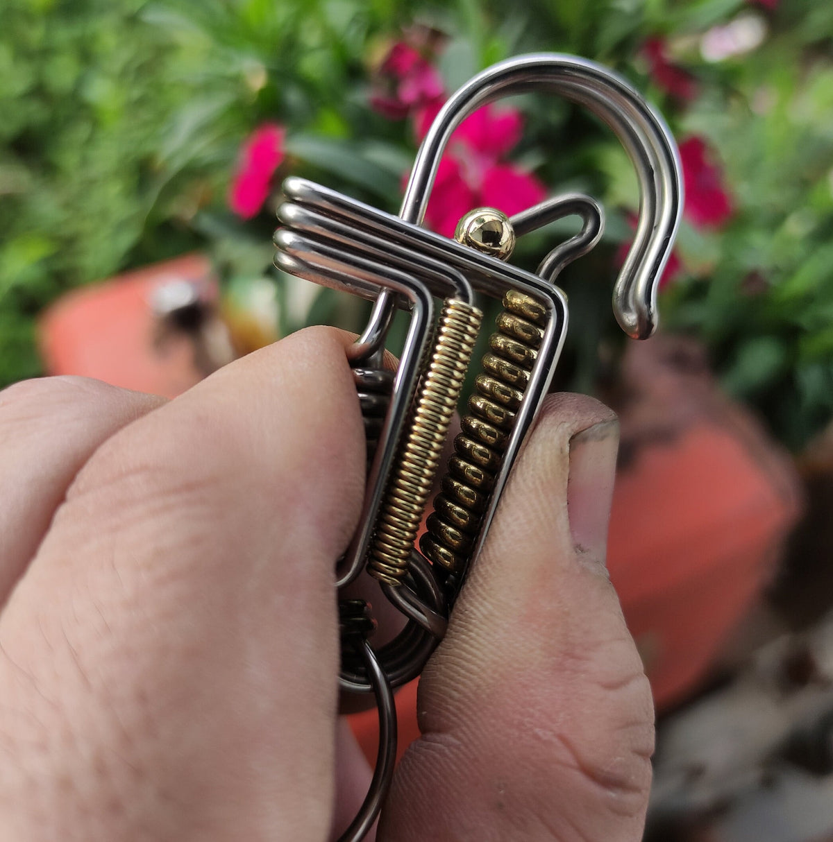 Artisan Steel Loop | Custom Handcrafted EDC Keyring