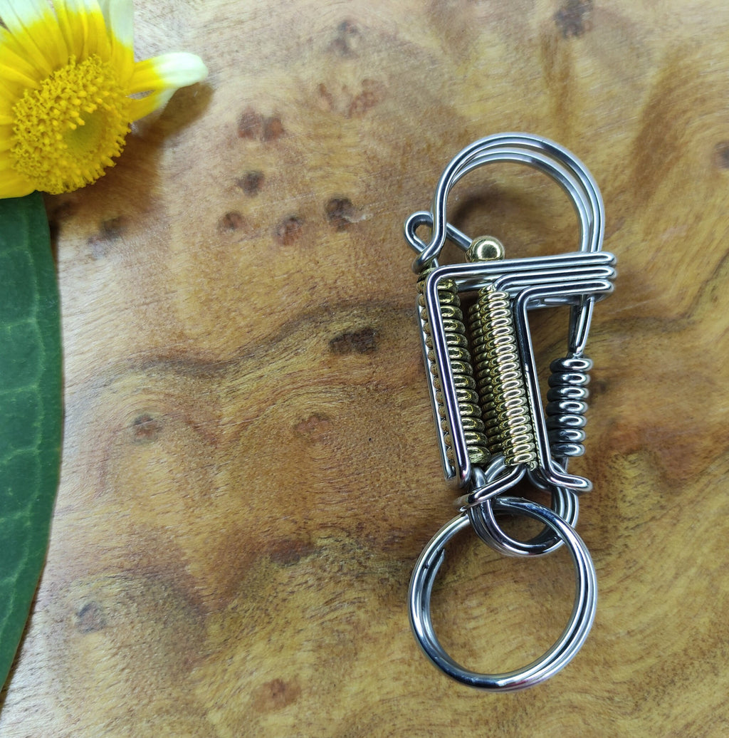 Artisan Steel Loop | Custom Handcrafted EDC Keyring