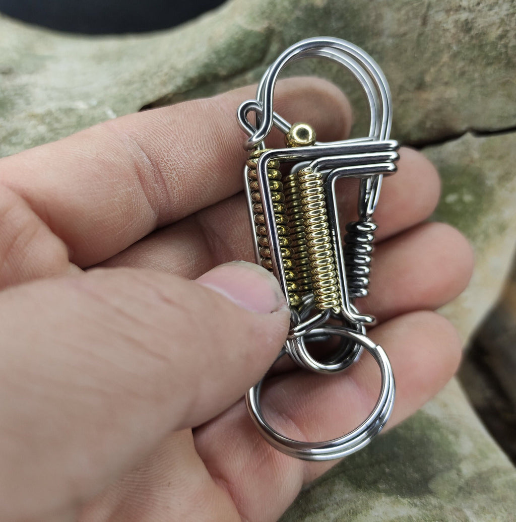 Artisan Steel Loop | Custom Handcrafted EDC Keyring