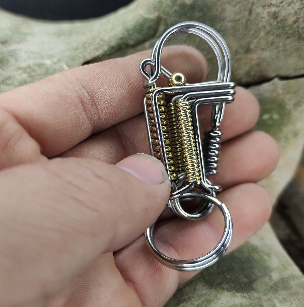 Artisan Steel Loop | Custom Handcrafted EDC Keyring