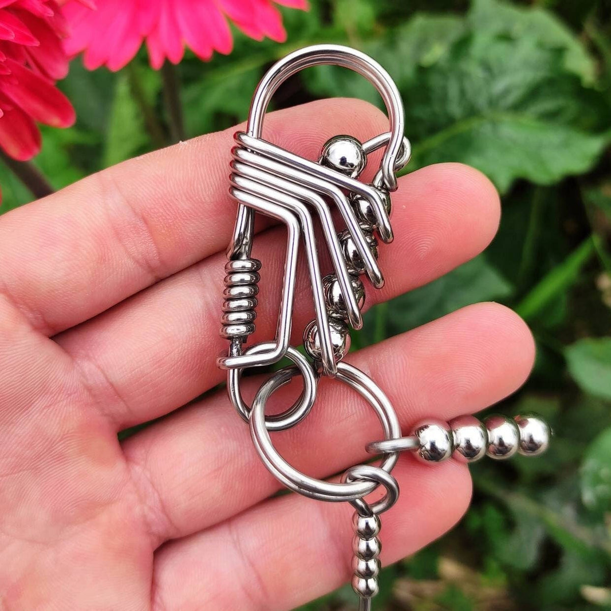 Ironclad EDC Carabiner | Stainless Steel Biker Keyring