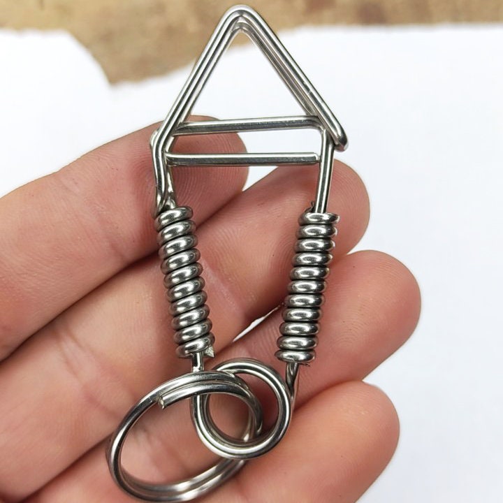 Heavy-Duty Stainless Steel EDC Keychain