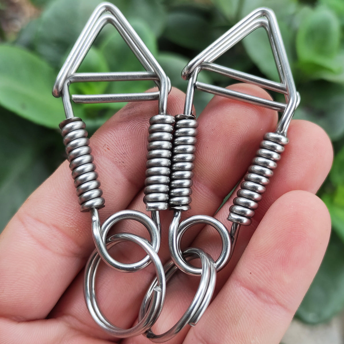 Heavy-Duty Stainless Steel EDC Keychain