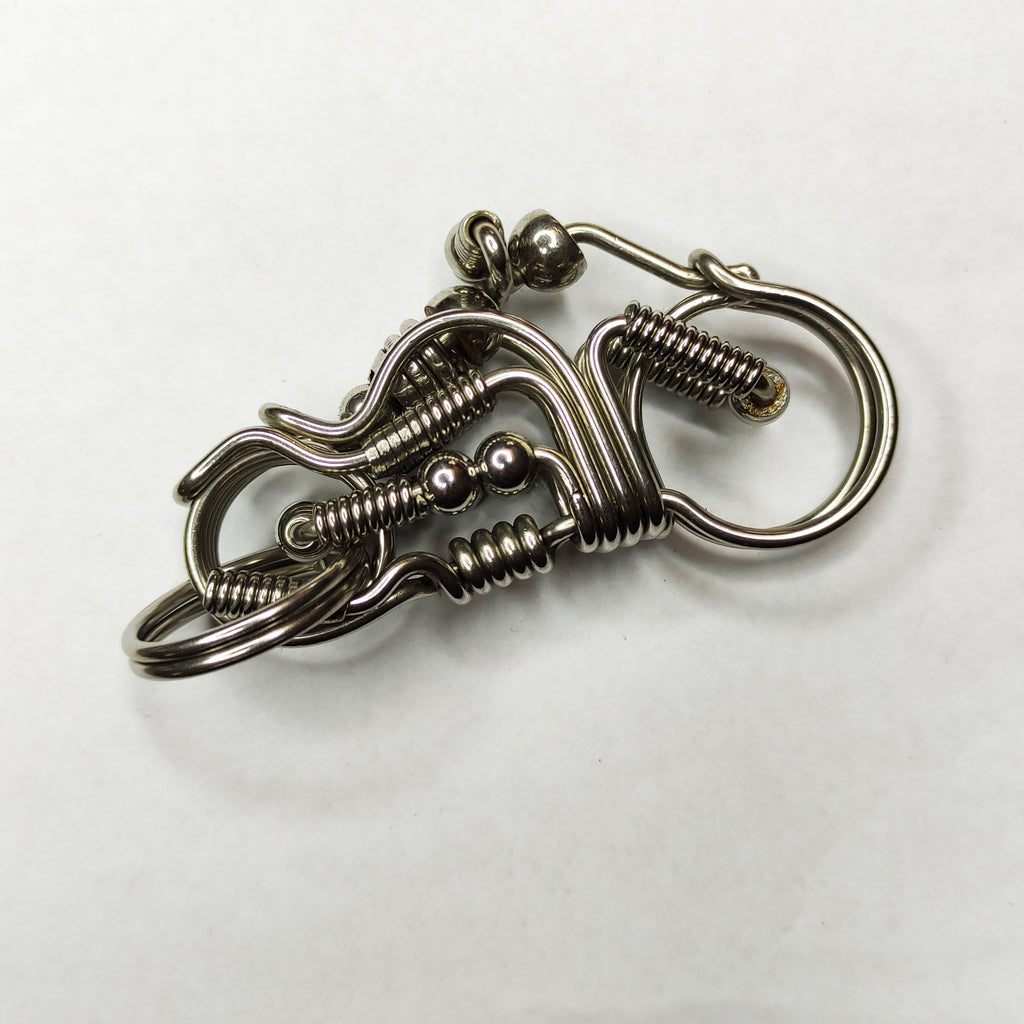 V-Twin Engine Biker | Handcrafted Steel Motorcycle Keyring