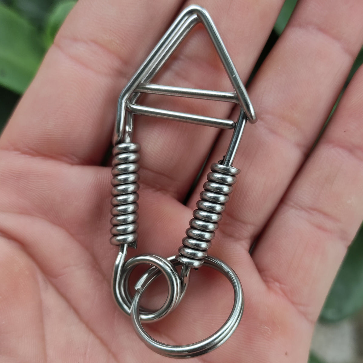 Heavy-Duty Stainless Steel EDC Keychain