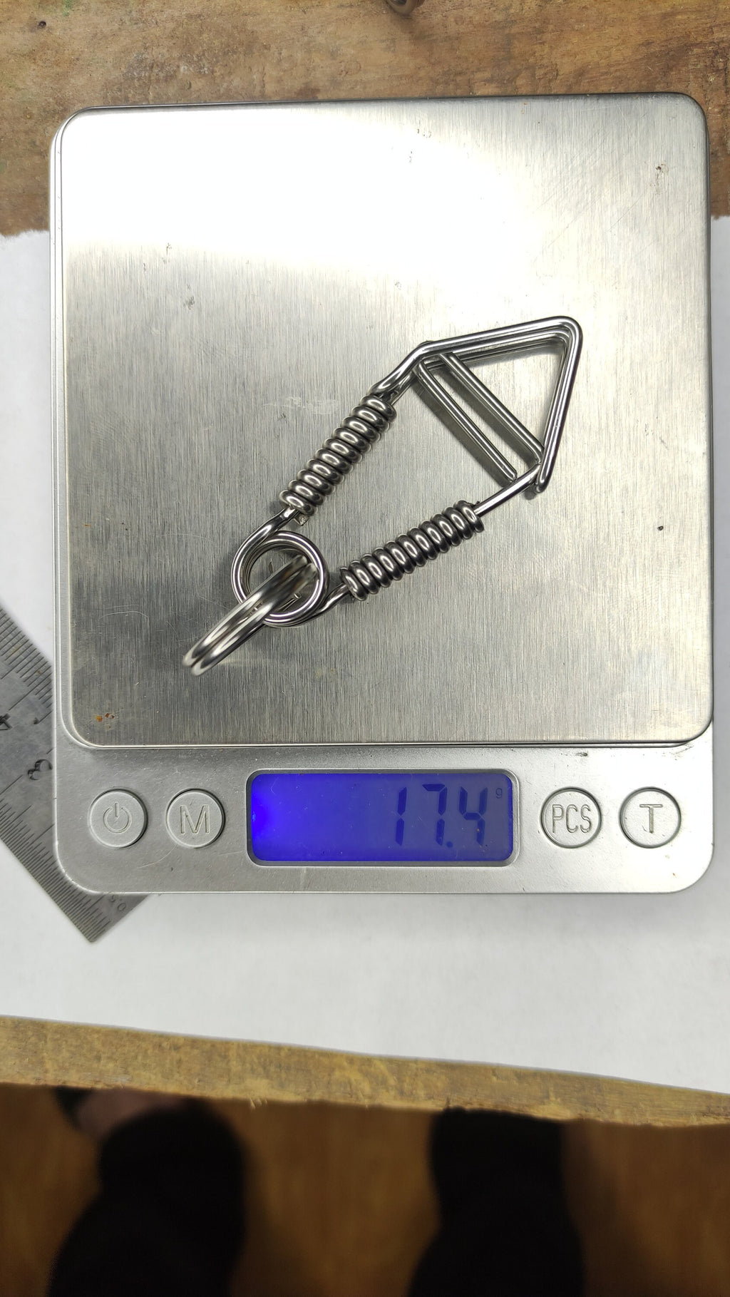 Heavy-Duty Stainless Steel EDC Keychain