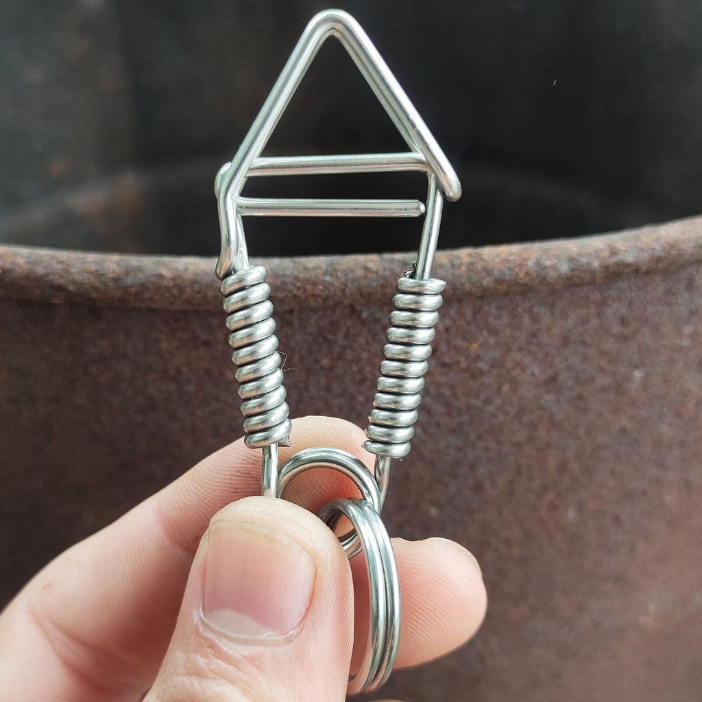 Heavy-Duty Stainless Steel EDC Keychain