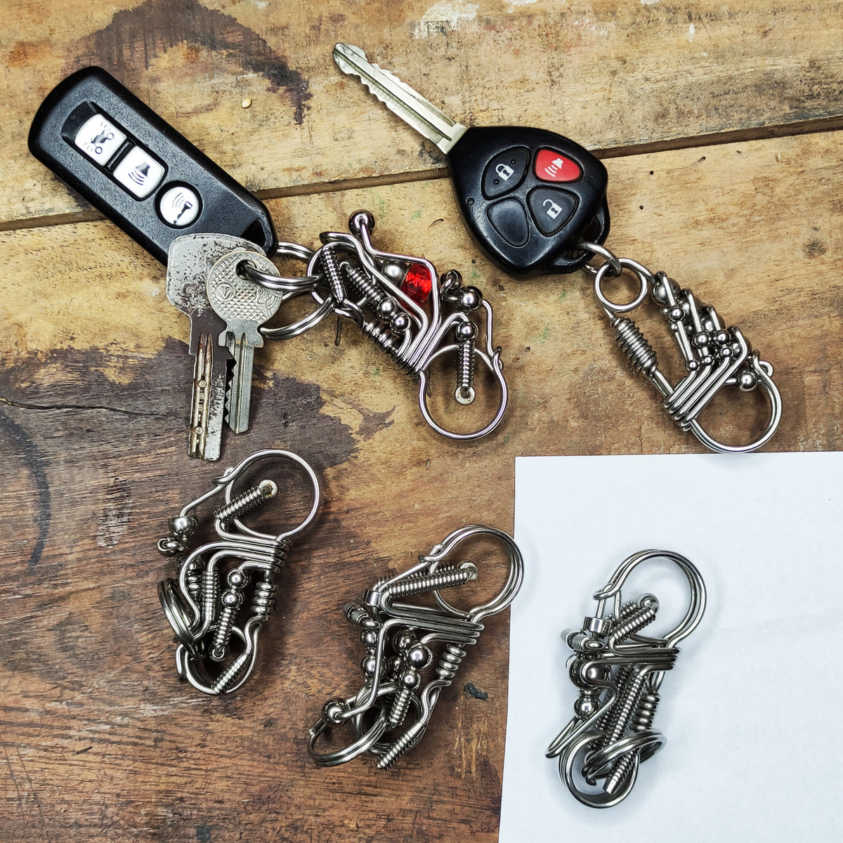 V-Twin Engine Biker | Handcrafted Steel Motorcycle Keyring