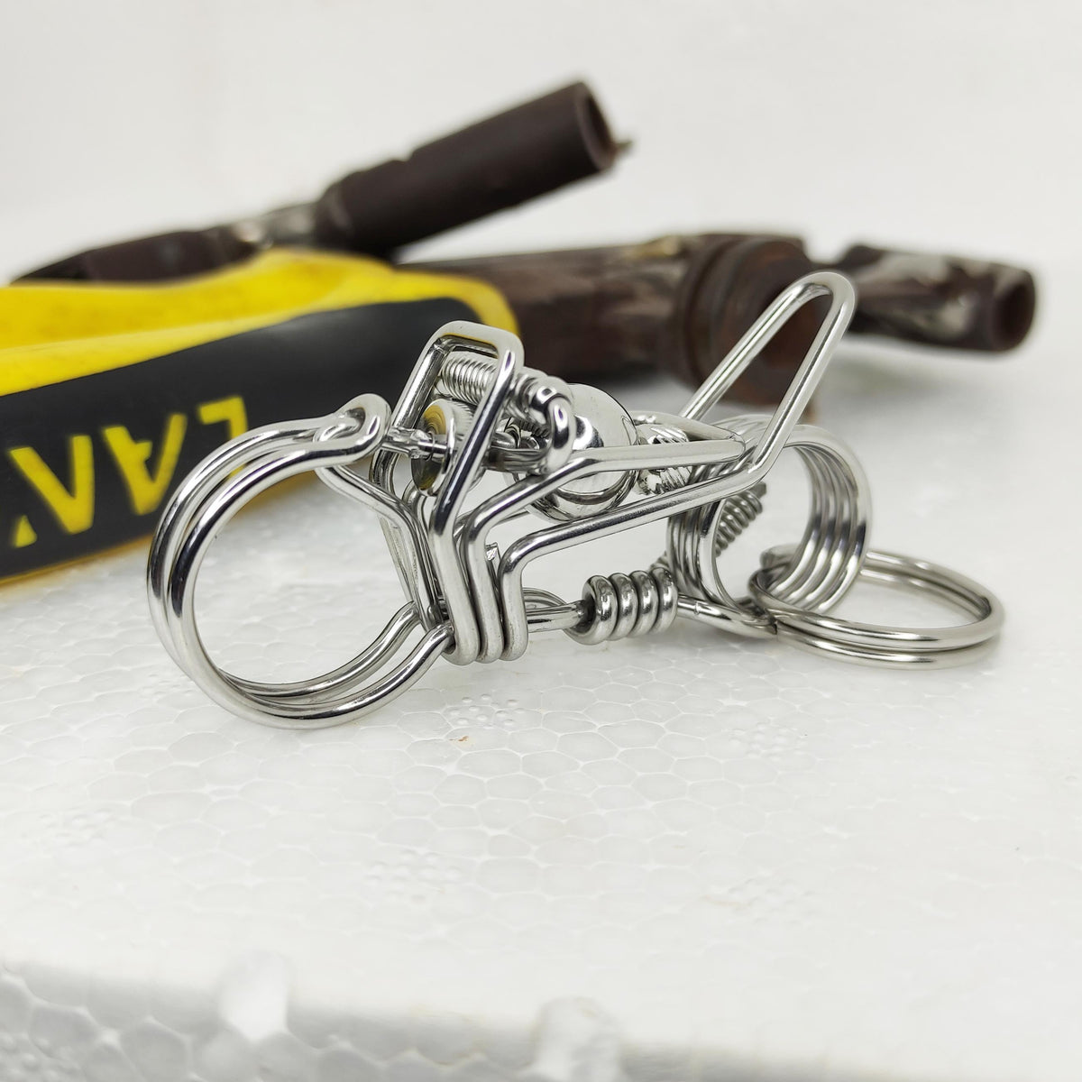 Iron Horse Biker | Stainless Steel Motorcycle Keyring