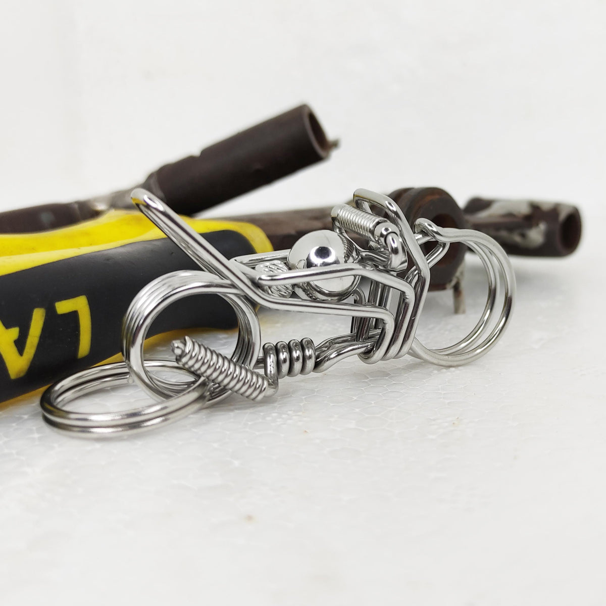 Iron Horse Biker | Stainless Steel Motorcycle Keyring