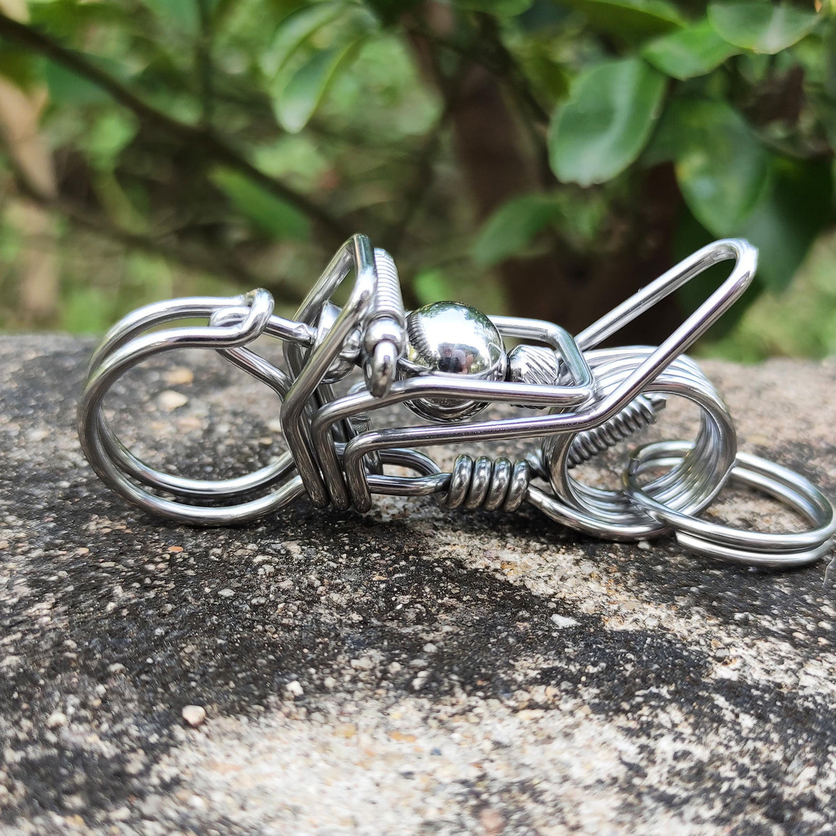 Iron Horse Biker | Stainless Steel Motorcycle Keyring