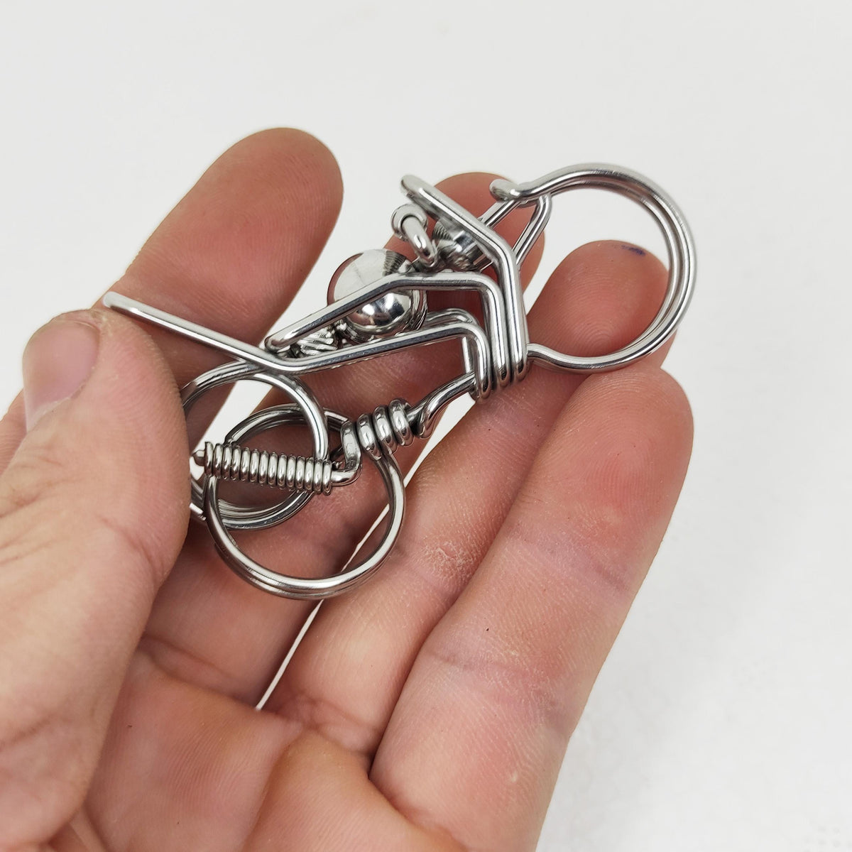 Iron Horse Biker | Stainless Steel Motorcycle Keyring