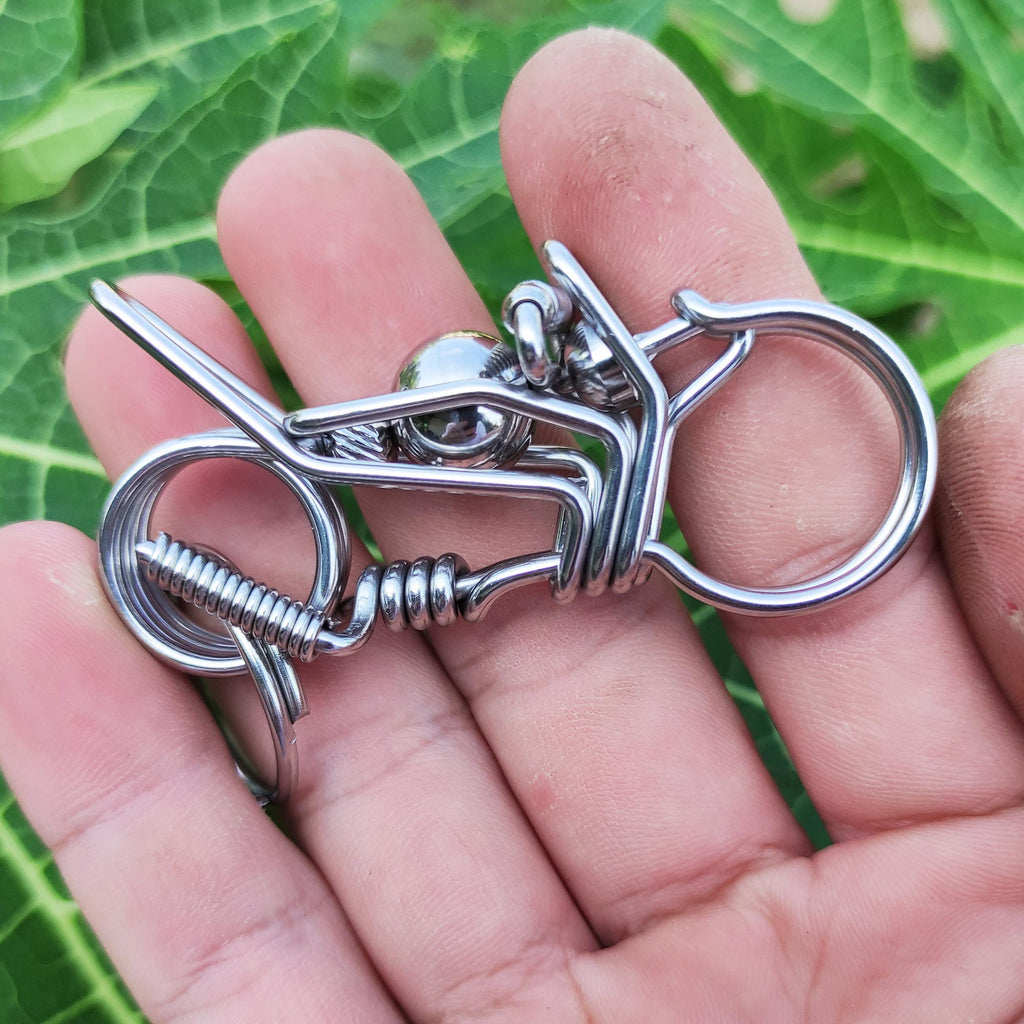 Iron Horse Biker | Stainless Steel Motorcycle Keyring
