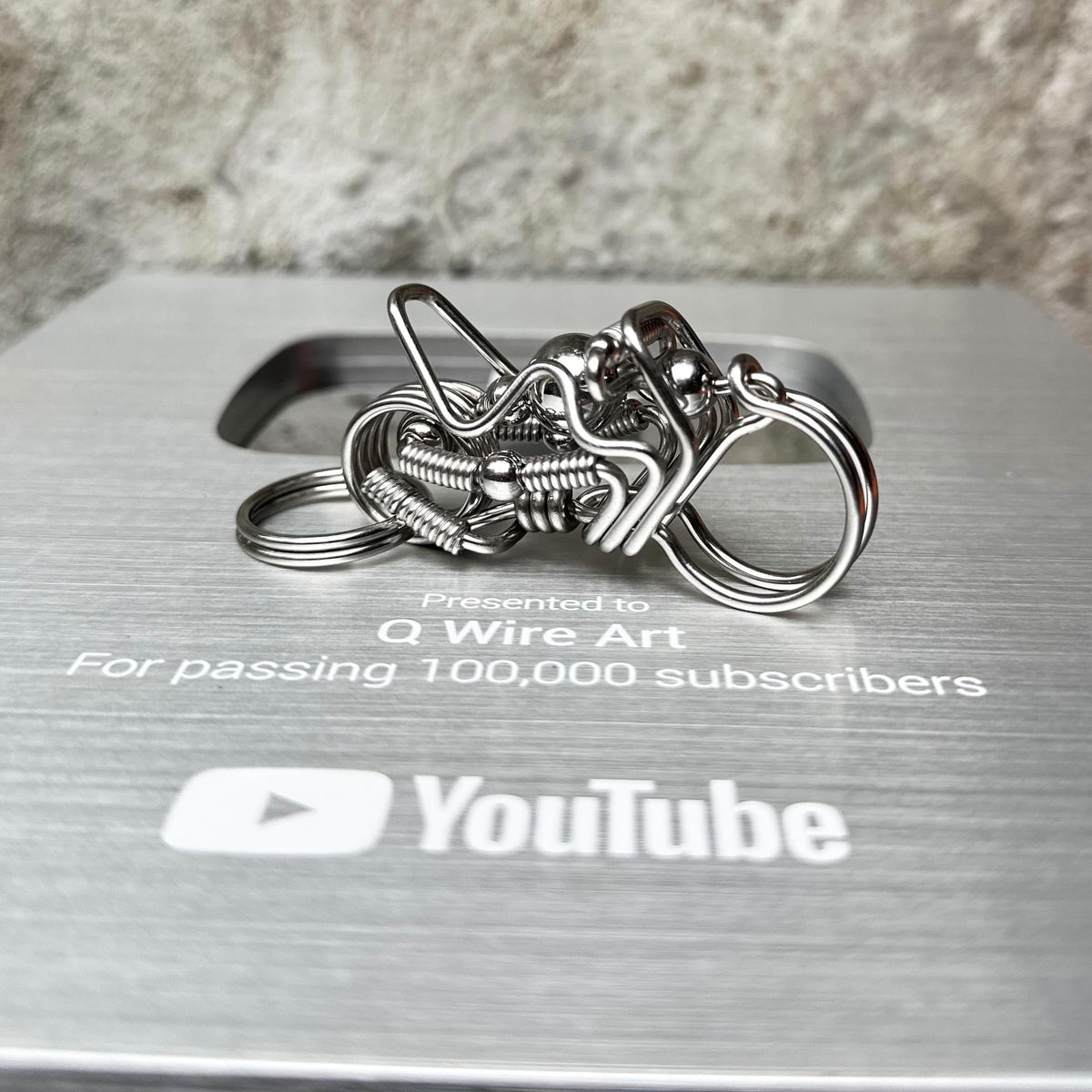 Chopper Rider | Handcrafted Stainless Steel Motorcycle Keychain