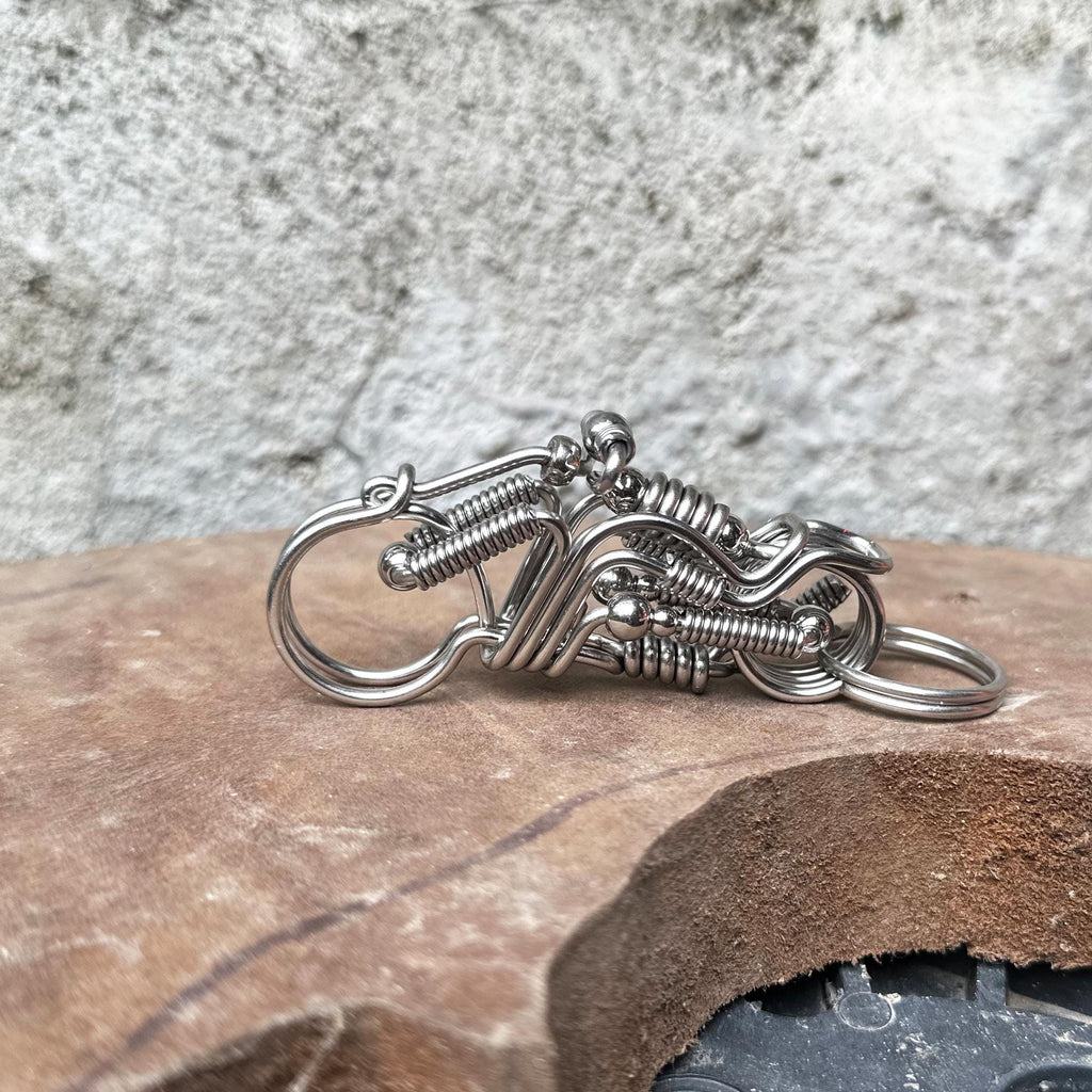Biker Carabiner | Heavy-Duty Motorcycle Steel Keychain