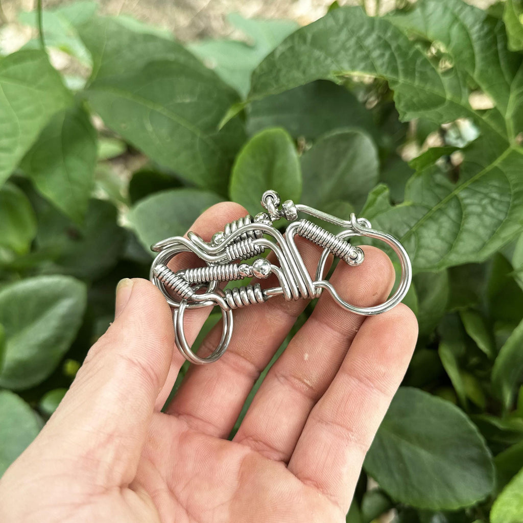 Biker Carabiner | Heavy-Duty Motorcycle Steel Keychain