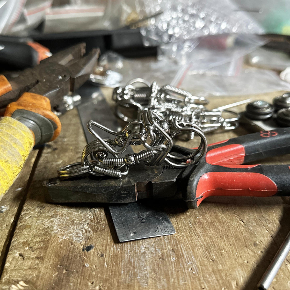 Chopper Rider | Handcrafted Stainless Steel Motorcycle Keychain