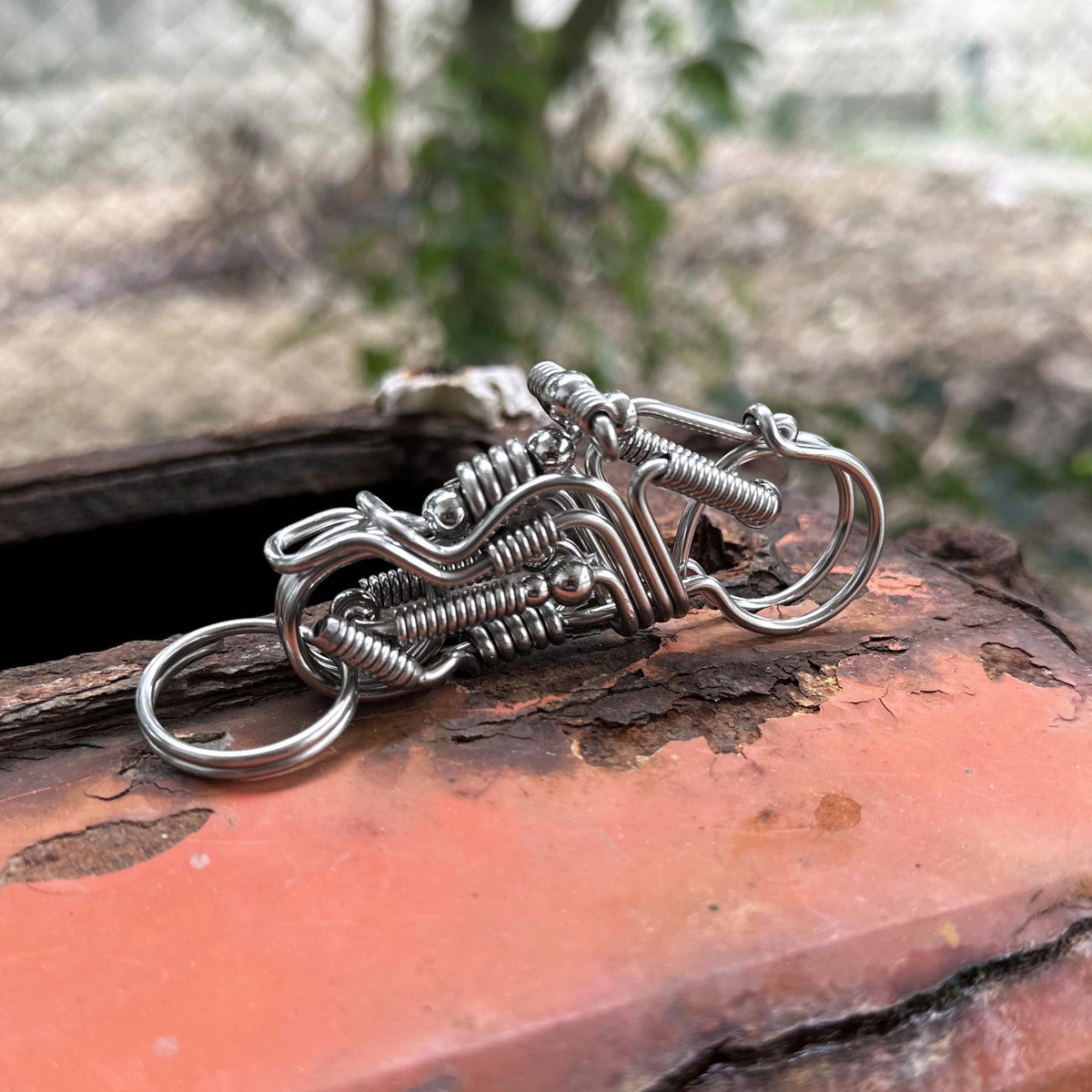 Biker Carabiner | Heavy-Duty Motorcycle Steel Keychain