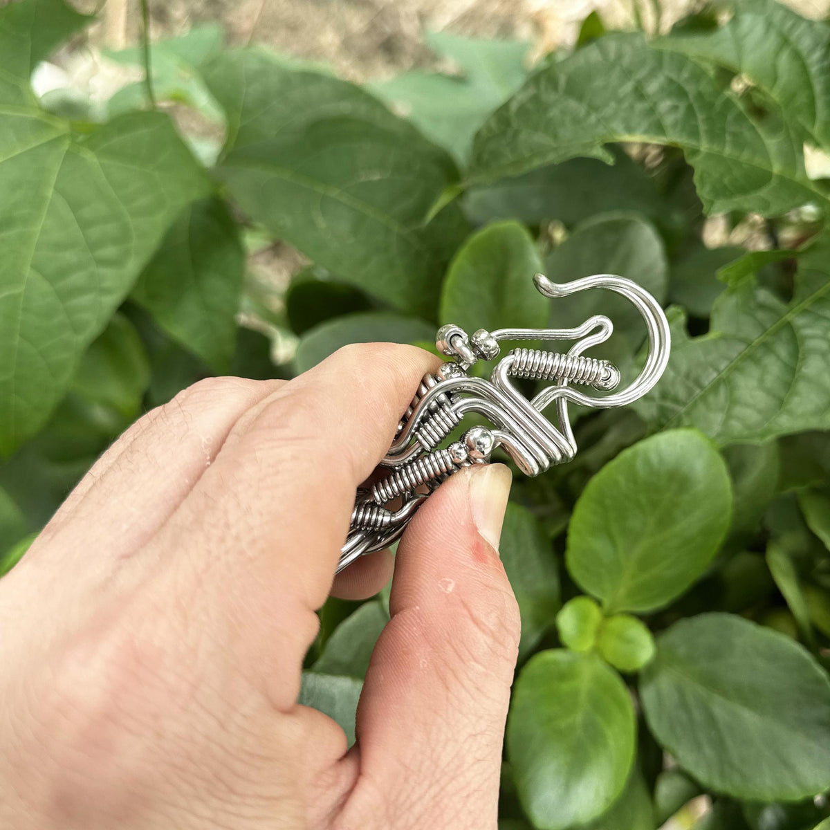 Biker Carabiner | Heavy-Duty Motorcycle Steel Keychain