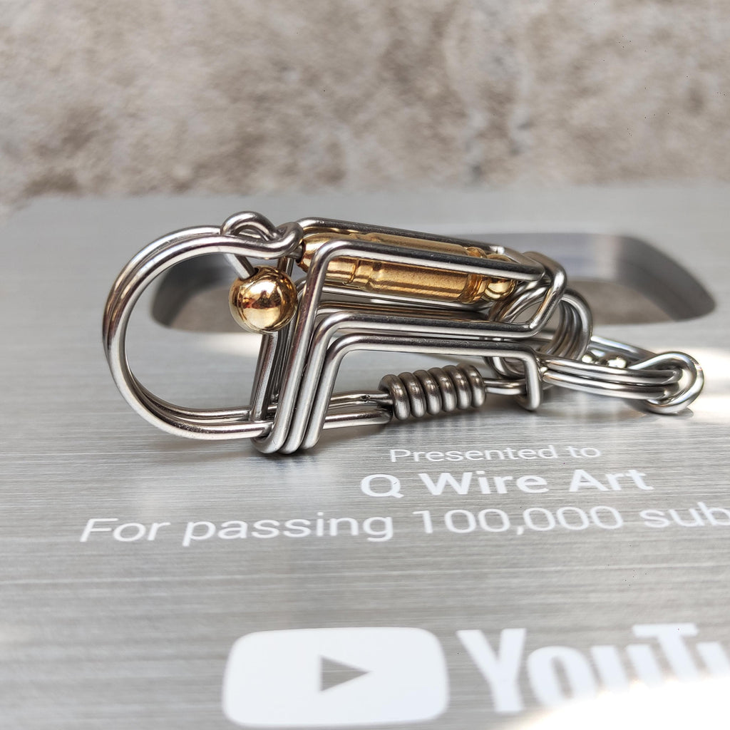 Custom Monogram Wristlet | Engraved Drive Safe Keyring
