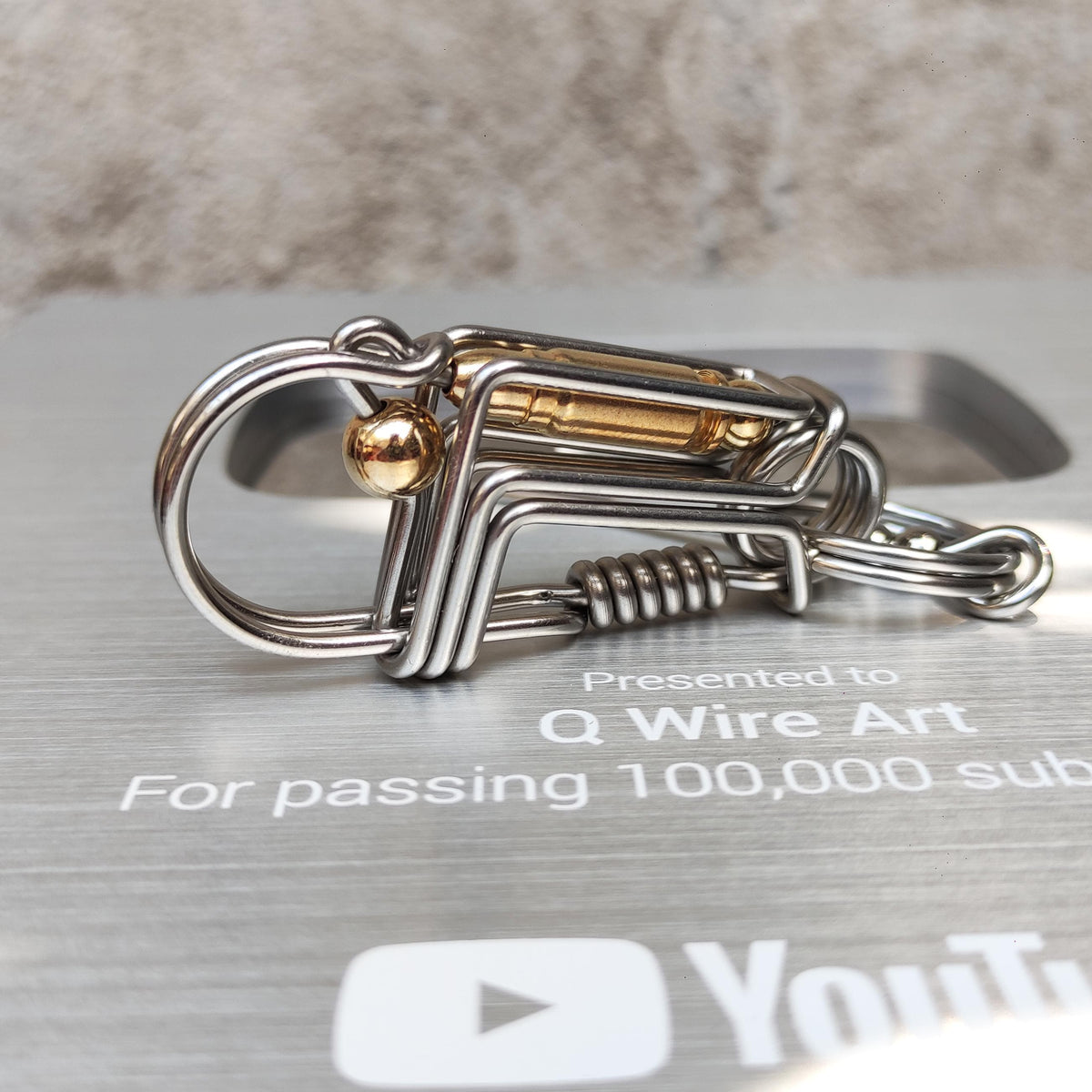 Custom Monogram Wristlet | Engraved Drive Safe Keyring