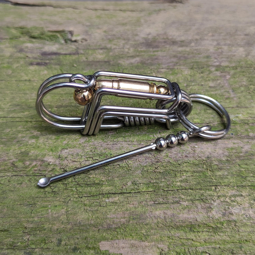 Custom Monogram Wristlet | Engraved Drive Safe Keyring