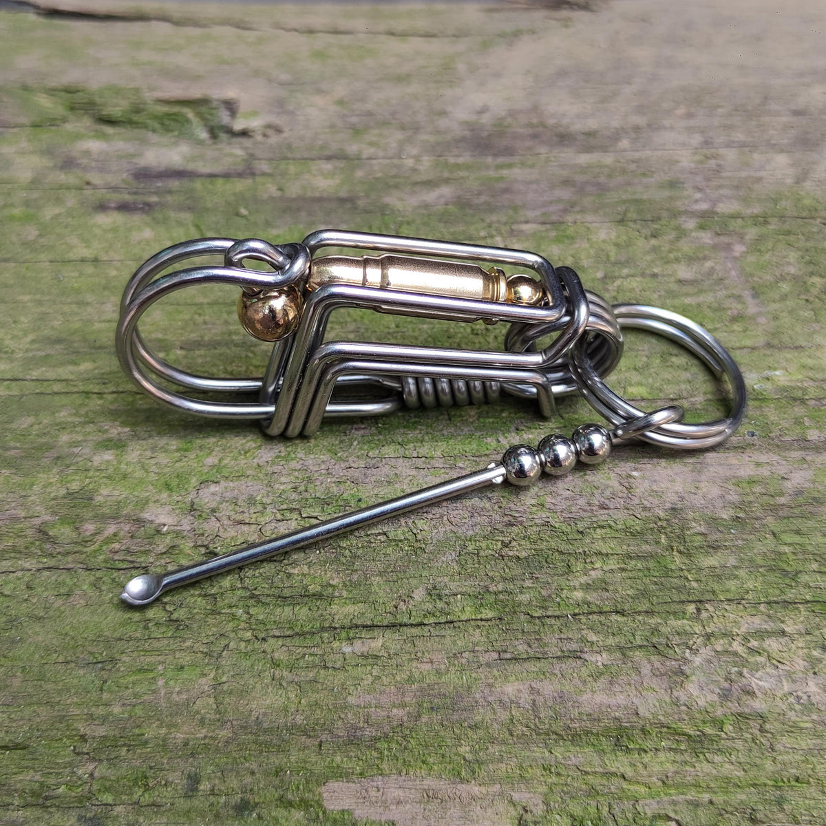 Custom Monogram Wristlet | Engraved Drive Safe Keyring