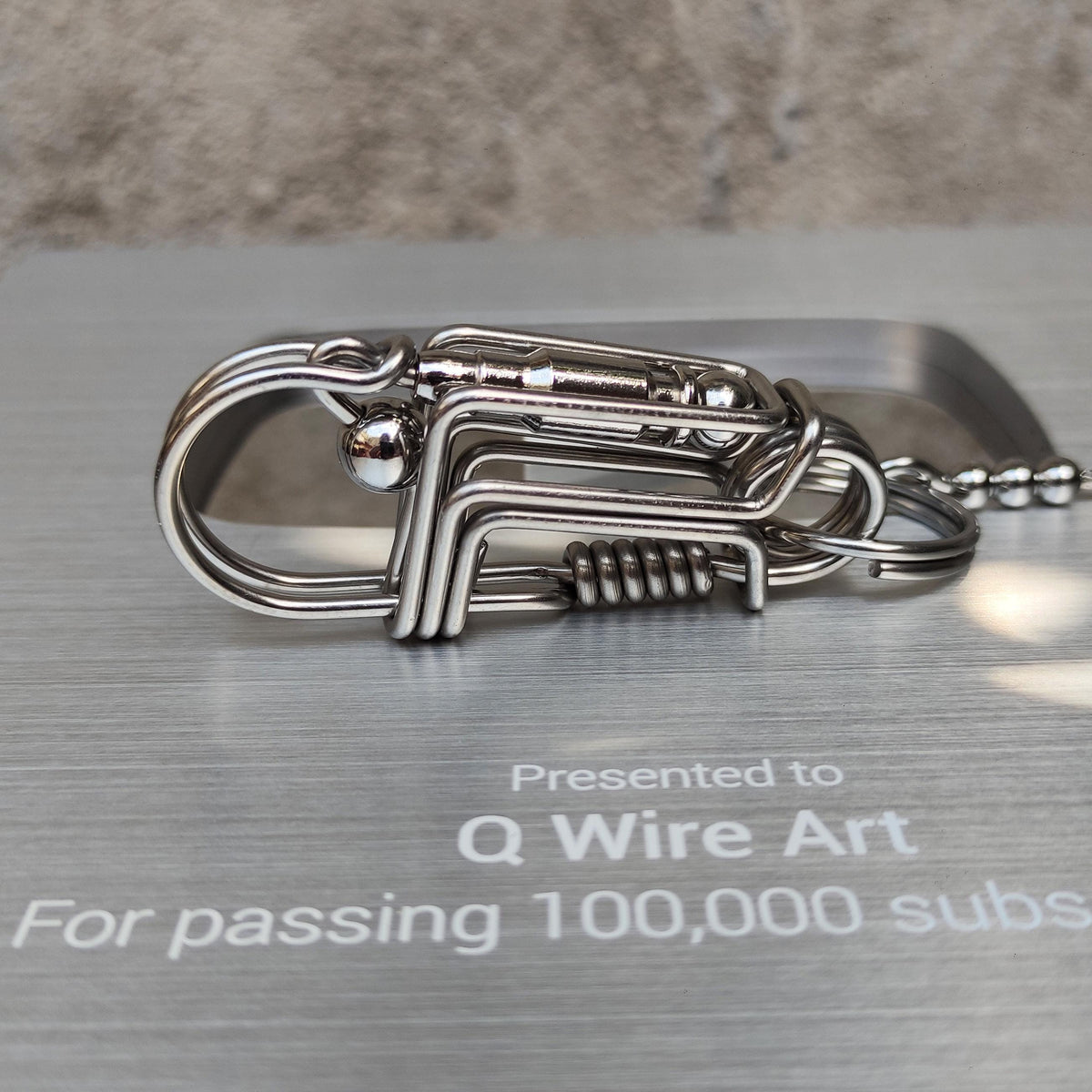 The Gentleman Wristlet | Custom Engraved Leather & Steel Keyring