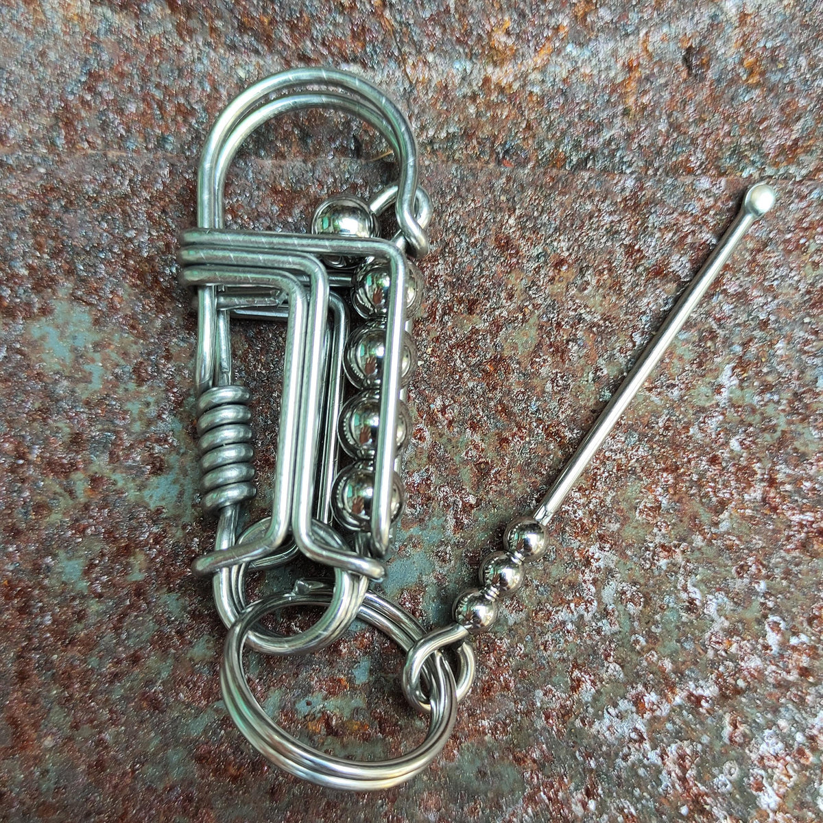Tactical EDC Carabiner | Handcrafted Stainless Steel Keychain