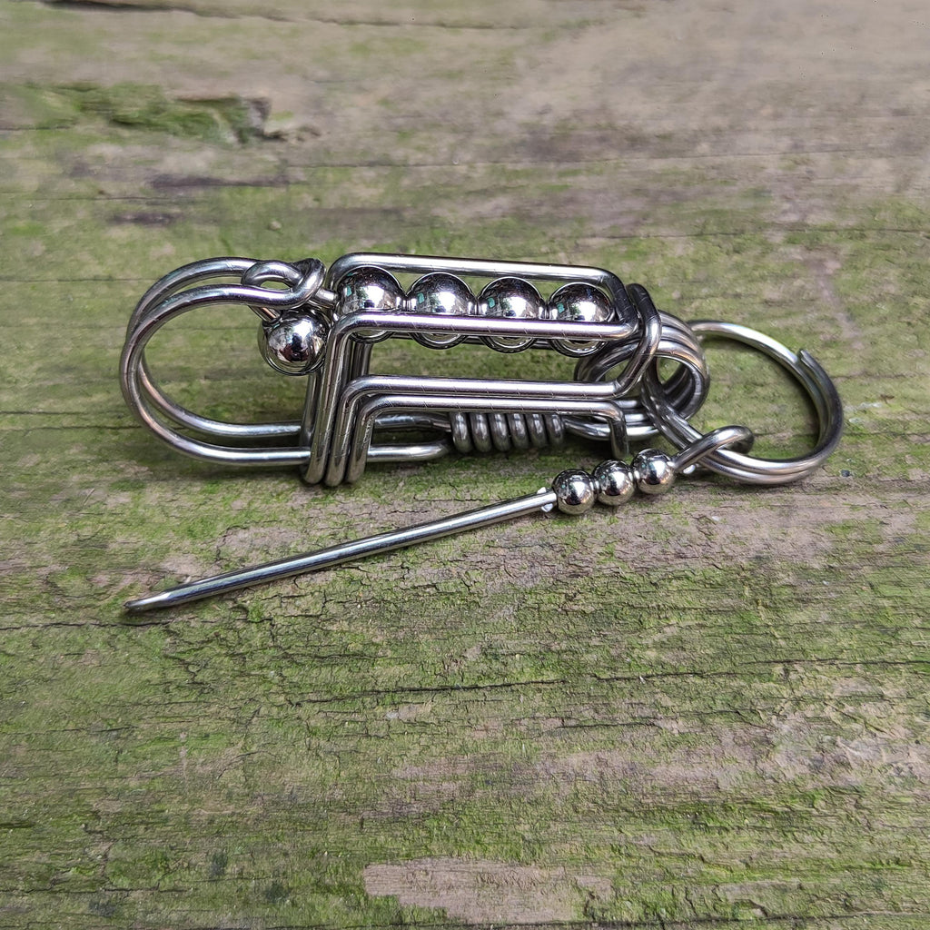 Tactical EDC Carabiner | Handcrafted Stainless Steel Keychain