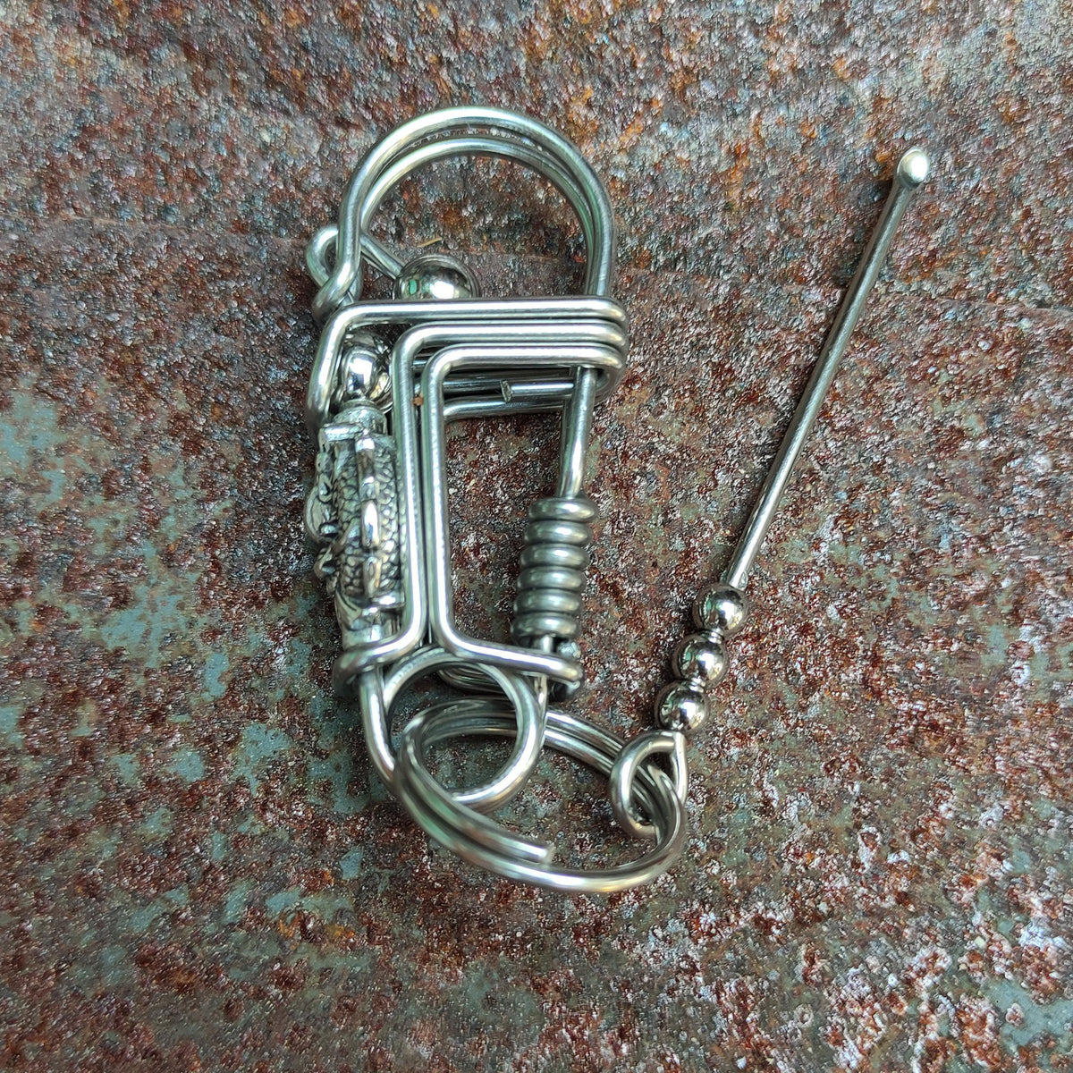 Mythic Dragon EDC | Engraved Drive Safe Steel Keychain