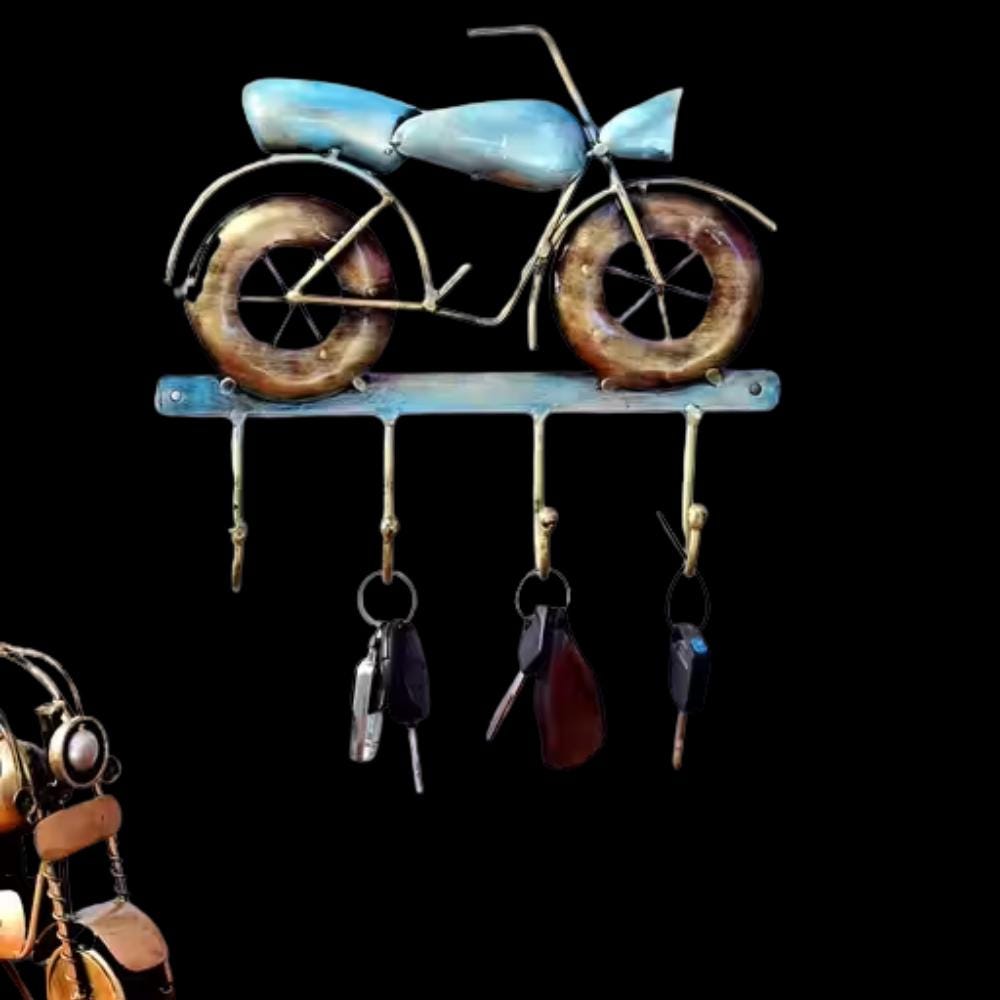 Chopper Rider | Handcrafted Stainless Steel Motorcycle Keychain