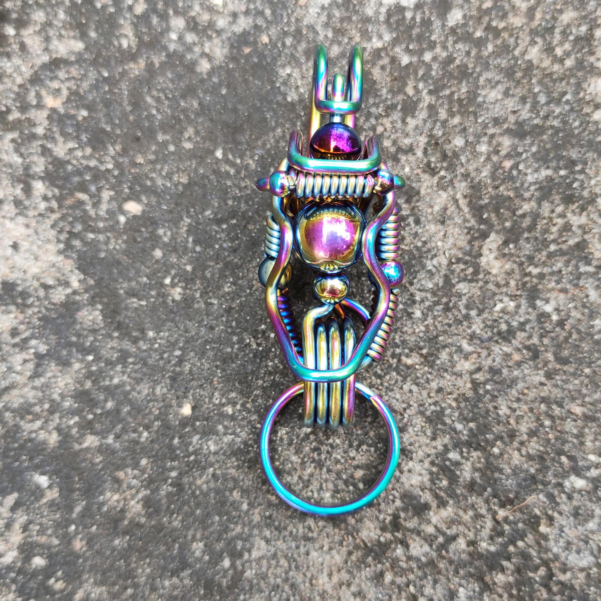 Tactical Rider EDC | Stainless Steel Motorcycle Keychain