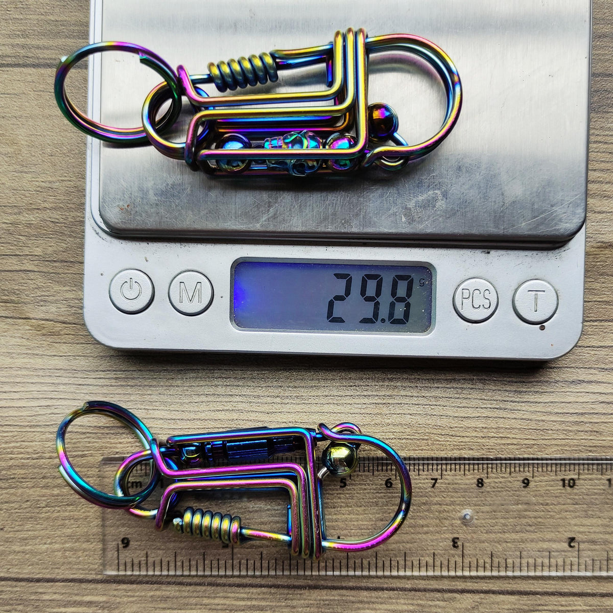 The Outlaw Skull | Handcrafted Heavy-Metal Biker Keychain
