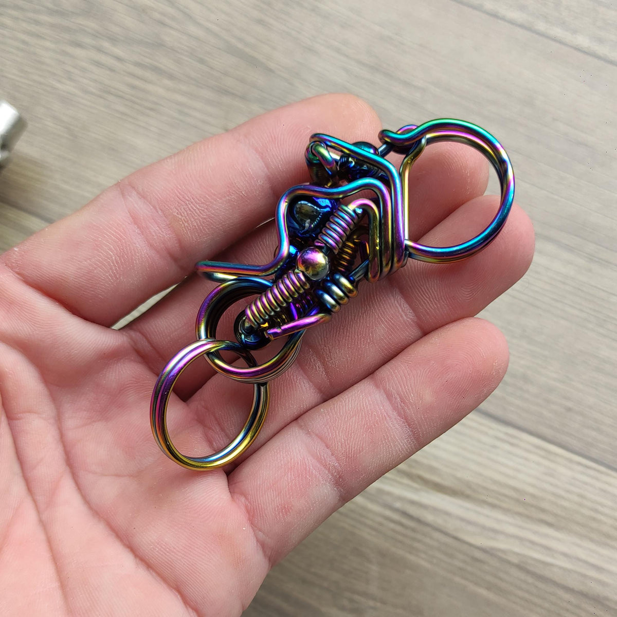 Tactical Rider EDC | Stainless Steel Motorcycle Keychain