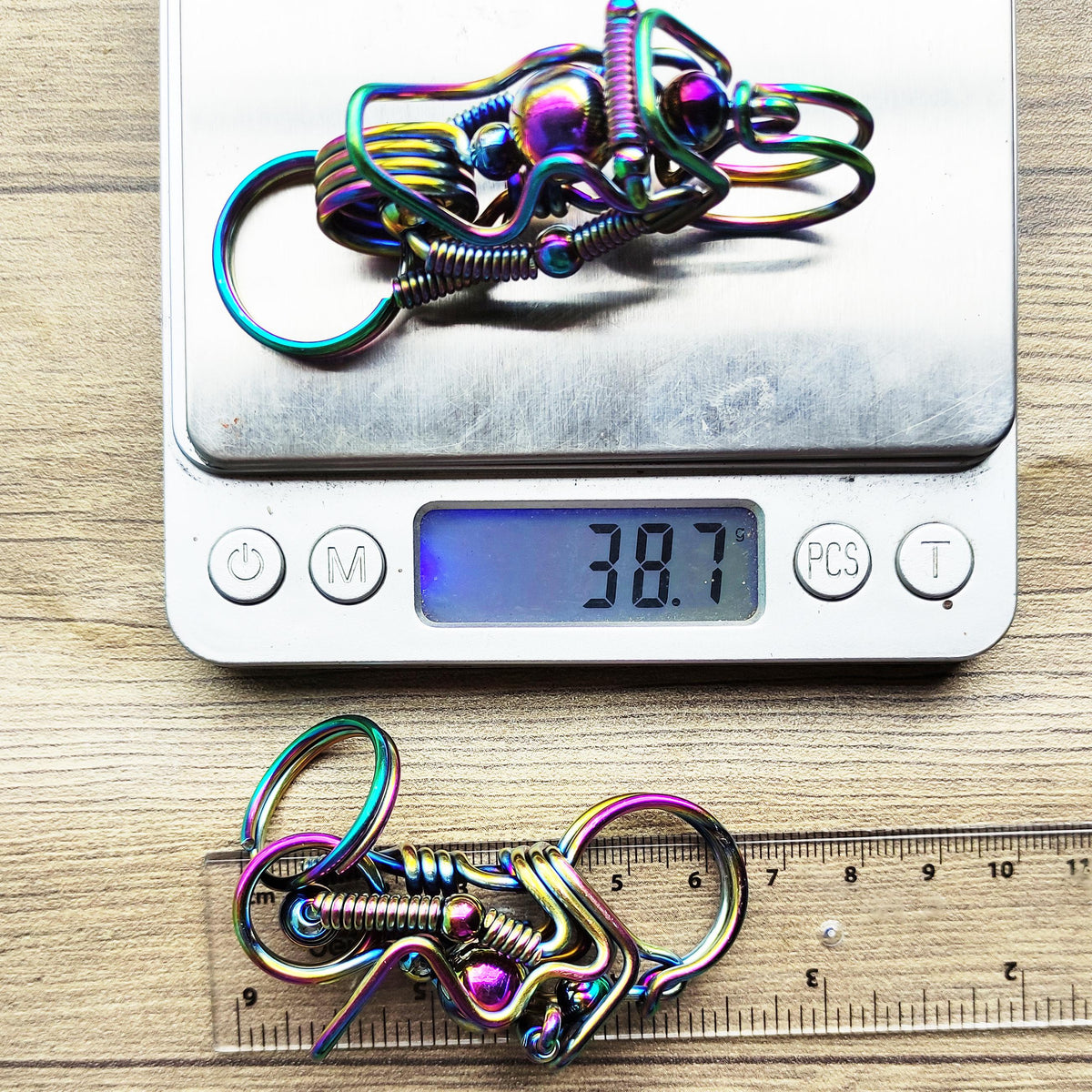 Tactical Rider EDC | Stainless Steel Motorcycle Keychain