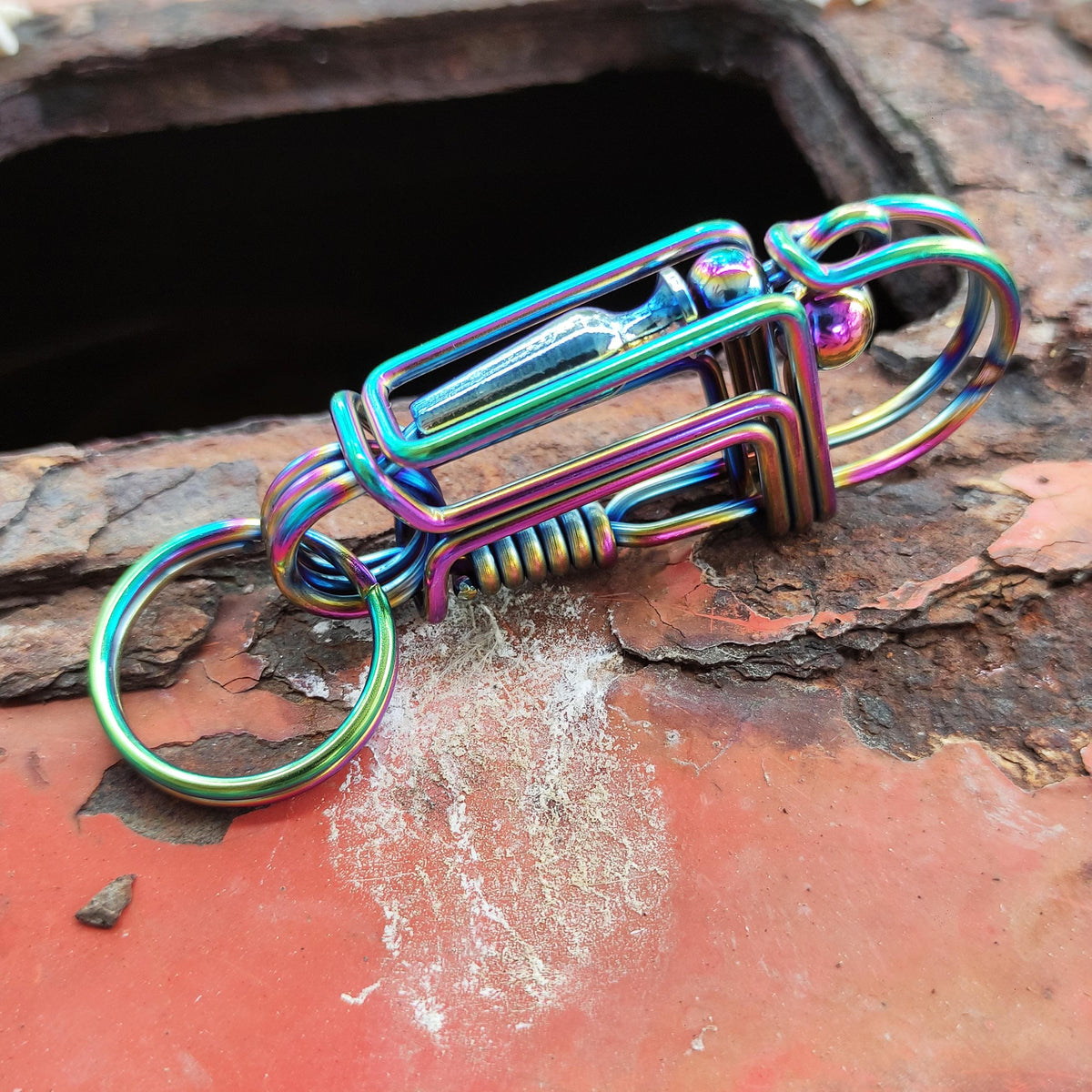 Feng Shui Calabash Gourd | Handcrafted Luck & Wealth Keychain